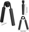 COVVY Hand Grip Strengthener(50,100,150,200,250 lbs,No Slip Heavy Grippers,Finger WristForearm Exerciser,Arm Muscle Builder,Metal Grip Strength for Beginners and Professionals,set of 3/4/5