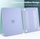 غطاء TWOLSKOO لجهاز MacBook Air مقاس 13.6 بوصة (إصدارات 2022-2025) M4 A3240 M3 A3113 M2 A2681، غطاء بلاستيكي صلب، واقي لوحة اللمس، غطاء لوحة المفاتيح، واقي الشاشة لجهاز MacBook Air مقاس 13.6 بوصة، لون