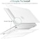 غطاء TWOLSKOO لجهاز MacBook Air مقاس 13.6 بوصة (إصدارات 2022-2025) M4 A3240 M3 A3113 M2 A2681، غطاء بلاستيكي صلب، واقي لوحة اللمس، غطاء لوحة المفاتيح، واقي الشاشة لجهاز MacBook Air مقاس 13.6 بوصة، شفا