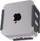 IFCASE Mac Studio Mount, Heat Dissipation Design Anti-Scratch Aluminum Desktop, Under Desk, Wall Mount Stand for Mac Studio, Compatible with VESA Hole (Black