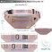 Entchin Fanny Pack for Women Men,Crossbody Belt Bag with 4-Zipper Pockets,Adjustable Waist Bag Pack,One of the Most Popular Travel Essential Gifts for Walking,Traveling,Cycling and Shopping, Mini