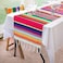 Fowecelt Table Runner, Cotton, Pink, 14 x 84 Inch