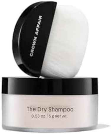 CROWN AFFAIR - The Dry Shampoo, All Hair Types, A Volumizing, Nutrient-Rich Dry Shampoo That Gives The Illusion of Just-Washed Strands, Off-white, 0.53 Ounce (Pack of 1