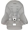 Peg Perego Siesta/Prima Pappa Zero 3 high Chair Replacement Upholstery with seat Belt, Ice (Grey