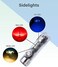 RovyVon Aurora A8 4th Gen USB C Keychain Flashlights Rechargeable, 650 Lumens 6500K Cool White Super Bright Mini Flashlight, with Red/White/365nm Sidelights, Magnetic Pocket Clip and Tail Base
