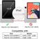جراب JETech لجهاز iPad Pro مقاس 12.9 بوصة (موديل 2015/2017، الجيل الأول/الثاني) مع حامل قلم، غطاء نحيف للجهاز اللوحي مع ظهر من مادة TPU الناعمة، خاصية التشغيل/الإيقاف التلقائي (أسود)