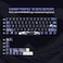 SDYZ PBT Keycaps 60 Percent, Great Wave Off Kanagawa Japanese Keycaps, DYE-Sub Custom Keycaps Set, Cherry Profile Keycaps for 61/64/66/68 Cherry Gateron MX Switches Mechanical Keyboard, 78 Key Set