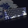 SDYZ PBT Keycaps 60 Percent, Great Wave Off Kanagawa Japanese Keycaps, DYE-Sub Custom Keycaps Set, Cherry Profile Keycaps for 61/64/66/68 Cherry Gateron MX Switches Mechanical Keyboard, 78 Key Set