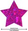 لفافة ملصقات نجوم ميتات الوردية، مقاس 1 بوصة، ذاتية اللصق، لامعة، مقاومة للماء، قابلة للإزالة، مناسبة للأطفال والمعلمين والشركات، 500 قطعة