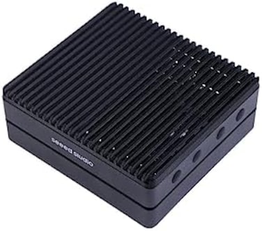 جهاز Seeed studio NVIDIA Jetson Nano Edge AI - طقم reComputer J1010، هيكل من الألومنيوم، نظام Jetpack مثبت مسبقًا. حاسوب صغير بقدرة 0.5 تيرافلوب (FP16)، مزود الطاقة غير مشمول