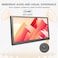 LESOWN 7 inch Monitor Small Monitor HDMI LCD Display PC Case Secondary Screen 1024x600 IPS Small Portable Monitor with Speakers PC Temperature Display Mini Monitor for PC