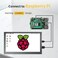LESOWN 7 inch Monitor Small Monitor HDMI LCD Display PC Case Secondary Screen 1024x600 IPS Small Portable Monitor with Speakers PC Temperature Display Mini Monitor for PC