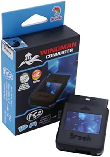 Mcbazel Brook Wingman PS2 Converter for X box 360/X box One/XSXS/X box Elite 12/PS5/PS4/PS3/Switch Pro Controller to PS2/PS/PS Classic
