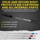 BASTION Luxury Slim Bolt Action Pen, Lightweight Aluminum EDC Pen with Fine Tip, Professional Ballpoint Pen for School and Work - Black