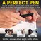 BASTION Luxury Slim Bolt Action Pen, Lightweight Aluminum EDC Pen with Fine Tip, Professional Ballpoint Pen for School and Work - Black