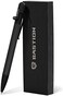 BASTION Luxury Slim Bolt Action Pen, Lightweight Aluminum EDC Pen with Fine Tip, Professional Ballpoint Pen for School and Work - Black