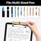 Sooez Plastic Clipboard with Pen Holder, [10% Thicker] Clip Boards 8.5x11 with Low Profile Clip, Cute Hanging Clipboard, Standard Letter Size A4 for Women Kid Teacher, OfficeSchool Supplies, White