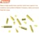 HELIFOUNER 242 Pieces M2.5 Male Female Hex Brass Spacers Standoffs Screws Nuts Assortment Kit, Threaded Pillar for Printed Circuit Board Motherboard
