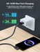 iMangoo USB C Cable 6 ft for Xiaomi 120W HyperCharge Turbo Fast Charging,6A Type C Cable Right Angle Nylon Braided USB-C to USB A Charger for Xiaomi Pad 5 12 Pro 12S Ultra 11T Pro 11 Lite NE,Redmi Not
