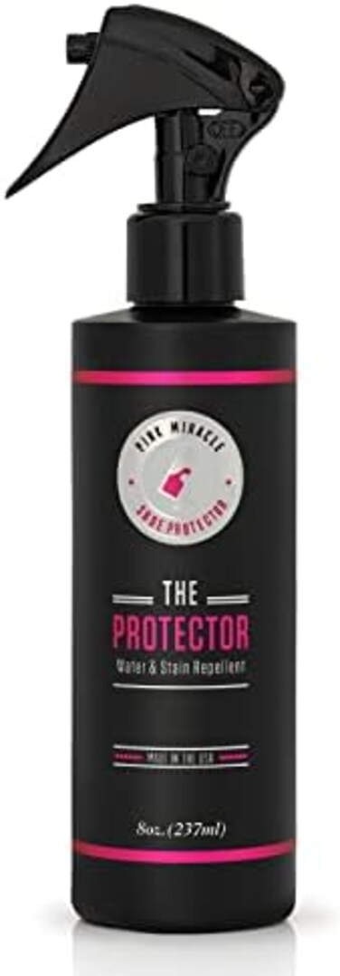 Pink Miracle The Protector Water and Stain Fabric Guard Repellent Spray for Shoes
