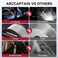 سلك لحام ARCCAPTAIN ذو قلب التدفق، E71T-GS، 0.035 بوصة، 2 باوند × 2 بكرة، سلك لحام MIG بدون غاز من الفولاذ الكربوني، عبوة من قطعتين