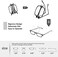 SKYOAK Unbreakable Evolved Flat Folding Reading Glasses, Full Size Blue Light Foldable Portable Readers with Case