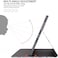 جراب CutebriCase لجهاز iPad Air 10.9 بوصة، متوافق مع الجيل الخامس/الرابع، جراب iPad Air 5/4 متعدد الزوايا مع حامل قابل للتعديل، غطاء خلفي من جلد البولي يوريثان الناعم مع خاصية التشغيل/الإيقاف التلقائي