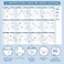 BooQool Large Dry Erase Calendar for Wall &ndash; Yearly Wall Calendar Dry Erase, 37" x 57.9", 12-Month Undated Blank Calendar Planner, Reusable Laminated Task Organizer with Note, Great for Office, Classro