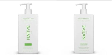 Native Vegan CucumberMint Natural Volume ShampooConditioner Set, Clean, Sulfate, Paraben and Silicone Free - 16.5 fl oz Each, 2, 33.0 Ounce