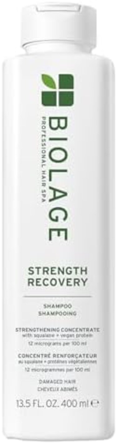 BIOLAGE Strength Recovery Shampoo for Damaged Hair (Infused with vegan squalane