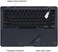 CaseBuy Full Body Palm Rest Protector(3 in 1for 2025-2022 MacBook Air M2 M3 M4 13.6" A2681 A3113 A3240 Anti-Scratch Keyboard Protective Skin Cover for M2 M3 M4 MacBook Air 13.6" -Midnight