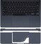 CaseBuy Full Body Palm Rest Protector(3 in 1for 2025-2022 MacBook Air M2 M3 M4 13.6" A2681 A3113 A3240 Anti-Scratch Keyboard Protective Skin Cover for M2 M3 M4 MacBook Air 13.6" -Midnight