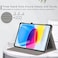 جراب ZtotopCases لجهاز iPad من الجيل العاشر، مقاس 10.9 بوصة، إصدار 2022، غطاء جلدي فاخر للأعمال مع خاصية التشغيل/الإيقاف التلقائي، غطاء متعدد الزوايا مع حامل قلم، بني