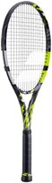 Babolat Pure Aero Tennis Racquet (7th Gen- Strung with 16g White Babolat Syn Gut at Mid-Range Tension