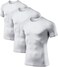 ATHLIO 1 or 3 Pack Men's Cool Dry Short Sleeve Compression Shirts, Sports Baselayer T-Shirts Tops, Athletic Workout Shirt
