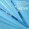 Wastou Jump Rope, Speed Jumping Rope for Training Fitness Exercise, Adjustable Adults Workout Skipping Rope for Men, Women, Kids, Girls