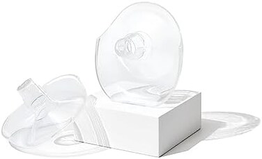 Willow Go Breast Pump Flanges, 2-Count - 24mm - Breast Shields for Willow Go Wearable Double Electric Breast Pump