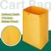 Amylove Replacement Janitorial Cart Bag High Capacity Cleaning Cart Bag Janitorial Supplies Waterproof Housekeeping Cart Cleaning Bags for Housekeepers Janitor Cart Bag, 16x11x27 In, Yellow (1 Pc