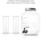 JoyJolt 1-Gallon Drink Dispenser. Glass Beverage Dispenser with Spigot plus Ice Cylinder and Fruit Infuser! Water Dispenser, Lemonade Stand, Punch Bowl, Juice Container - Drink Dispensers for Parties