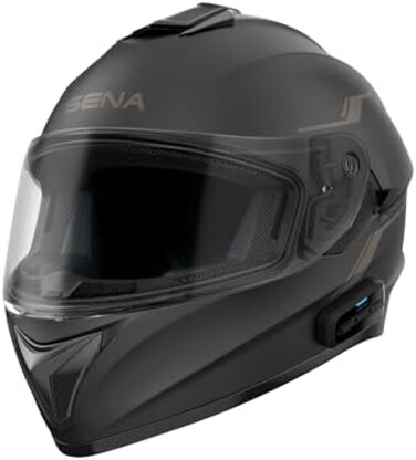 Sena OutForce DOT Full Face Motorcycle Helmet with Integrated Bluetooth Intercom and Smartphone Connectivity
