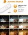 Monotremp Book Lights for Reading at Night in Bed, 80 Hours Runtime Rechargeable Reading Lights for Books in Bed, 3 Brightness Levels &times; 3 Color Temperatures, 1.3 oz Lightweight