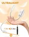 Monotremp Book Lights for Reading at Night in Bed, 80 Hours Runtime Rechargeable Reading Lights for Books in Bed, 3 Brightness Levels &times; 3 Color Temperatures, 1.3 oz Lightweight