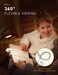 Monotremp Book Lights for Reading at Night in Bed, 80 Hours Runtime Rechargeable Reading Lights for Books in Bed, 3 Brightness Levels &times; 3 Color Temperatures, 1.3 oz Lightweight