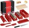 HI NINGER Sushi Making Kit Deluxe Edition - Complete 12PCS Kit with Rice Roll Mold, Press, Sushi Knife, Mat, Chopsticks