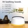 BrownNoise Brown Noise Sound Machine with 30 Soothing Sounds 12 Colors Night Light White Noise Machine for Adults Baby Kids Sleep Machines Memory Function 36 Volume Levels 5 Timers for Home Office Tra
