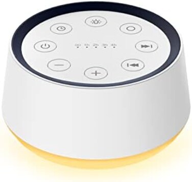 BrownNoise Brown Noise Sound Machine with 30 Soothing Sounds 12 Colors Night Light White Noise Machine for Adults Baby Kids Sleep Machines Memory Function 36 Volume Levels 5 Timers for Home Office Tra