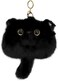 HUIJUFU Cat Plush Coin Purse Keychain Ladies Cute Animal Kawaii Car Keychain Plush Ornament Birthday Gift