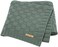 LAWKUL Green Baby Blankets Knitted Cable Babe Blanket Soft Airy Newborn Infant Receiving Swaddle Boy Girl Stroller 40"x30