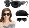 ULTREMA Red Light Therapy Glasses,300-1500nm IPL laser Safety Glasses,Tanning Goggles, Light Therapy and Laser Hair Removal Treatment Eyes Protection