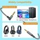 MCSPER 3.5mm to 2.5mm Aux Audio Cable (6.6FT, 90 Degree Right Cord Compatible with Bose 700 QuietComfort QC45 QC35II QC35 QC25 Noise Cancelling Headphones, JBL E45BT E55BT E65BTNC Bluetooth Earphone(G